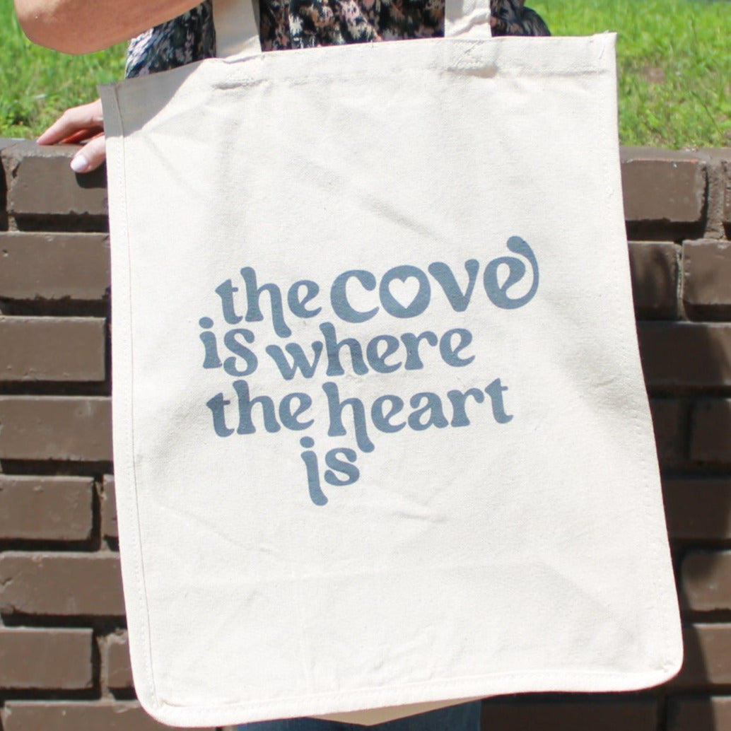 Where The Heart Is Tote Bag Donation