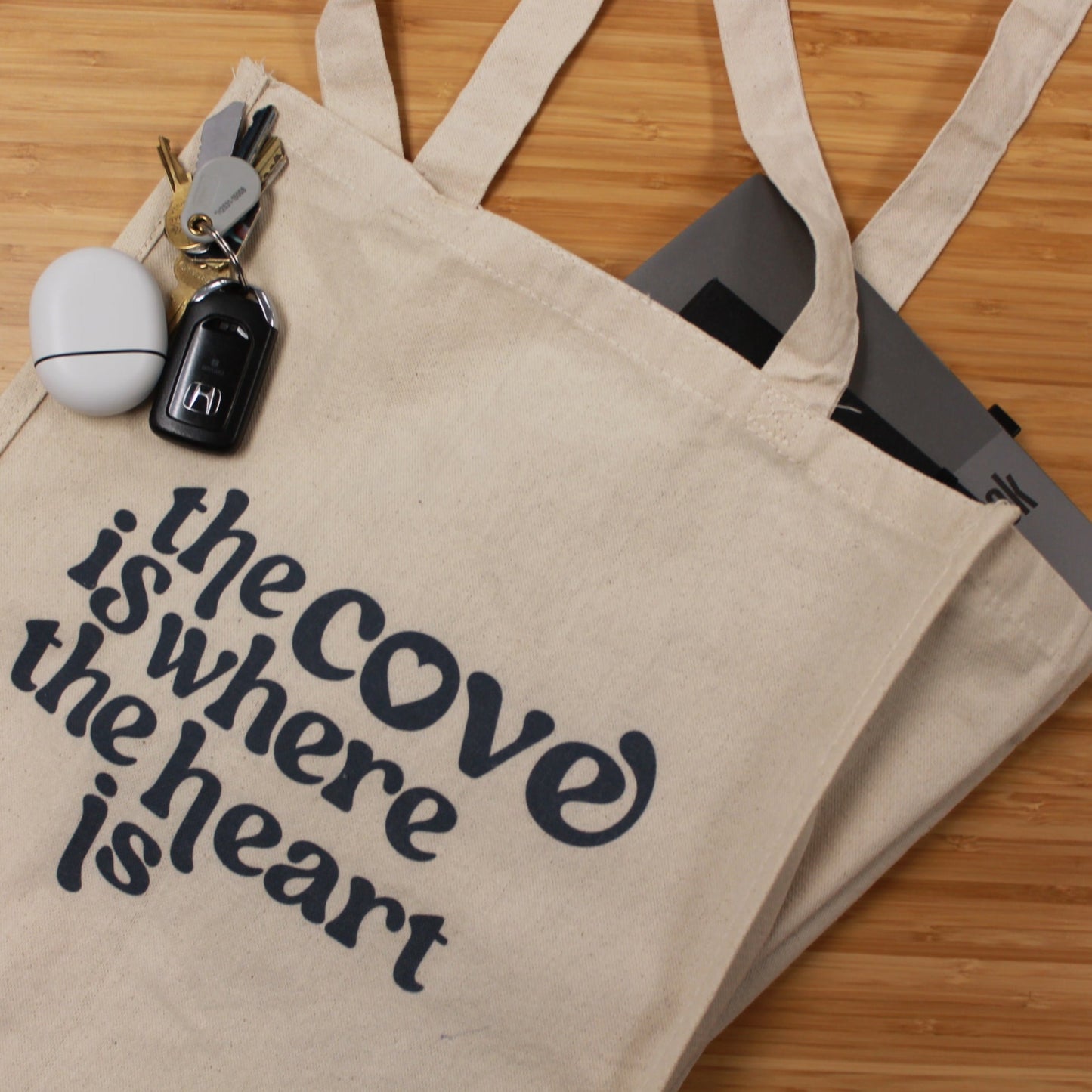 Where The Heart Is Tote Bag Donation